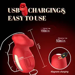 Кліторальний стимулятор Kiss Fun Occlusal Vibration Massager - мініатюра 9
