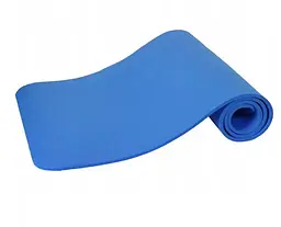 Килимок для йоги та фітнесу Power System PS-4017 NBR Fitness Yoga Mat Plus Blue (180х61х1) (PS-4017_Blue) - мініатюра 4