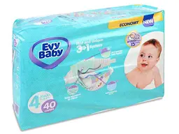 Підгузки EVY BABY (7-18кг) 40шт №4 maxi twin