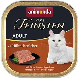 Вологий корм Animonda Vom Feinsten для котів з курячою печінкою 100 г