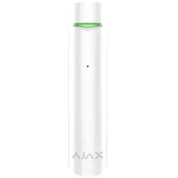 Бездротовий датчик розбиття скла Ajax GlassProtect white