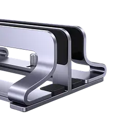 Підставка для ноутбука UGREEN LP258 Vertical Laptop Stand Dual-slot сірий (60643) - мініатюра 2