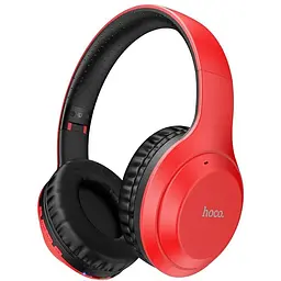 Навушники Hoco w30 Bluetooth накладні бездротові червоні - мініатюра 2