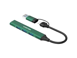 USB-хаб Canyon DS-02 Green (CNS-TDS02GR) - мініатюра 3