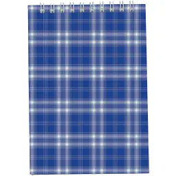 Блокнот Buromax spiral top, А6, 48sheets, square, blue (BM.2480-02)