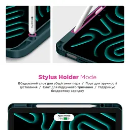 Чохол до планшета Armorstandart Y-Type PEN Samsung Galaxy Tab A9+ Pine Green (ARM85503) - мініатюра 4