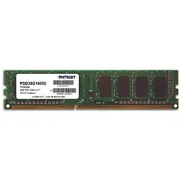 Модуль пам'яті Patriot Signature Line DDR3 8GB 1600MHz (PSD38G16002)