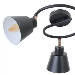 Світильник Brille настінно-стельовий спот поворотний накладний HTL-208/3G E14 BK/Cooper - мініатюра 5