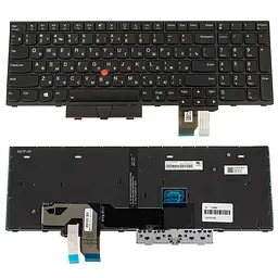 Клавіатура для ноутбука LENOVO (ThinkPad: P17 gen 1) rus чорний підсвічування клавіш