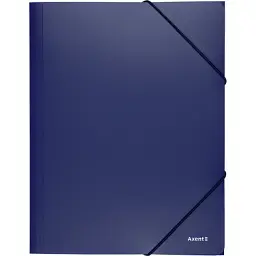 Папка на резинках Axent A4 500 мкм blue (1508-02-A)