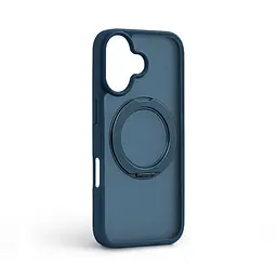 Противоударный чехол-панель для Apple iPhone 17, Unit Stand2, синий, силикон + поликарбонат, защита всего корпуса, с подставкой, поддержка магнитных держателей и беспроводной зарядки (MagSafe), ArmorStandart (ARM86332) - мініатюра 2