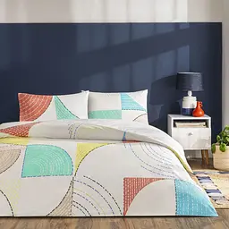 Постільна білизна Luvina Turqoise Ранфорс / простирадло на резинці Tac pbe0051207