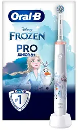 Електрична дитяча зубна щітка Oral-B D505.513.Z3K Frozen тип 3772 (від 6 років) Крижане серце D505.513.Z3K