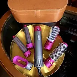 Фен-мультистайлер для укладання волосся No brand Hot AIR Styler Рожевий (1771627973) - мініатюра 6