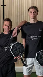 Ракетка для падел тенісу Stiga Racket 18K Cybershape (2202-1701-03) - мініатюра 9