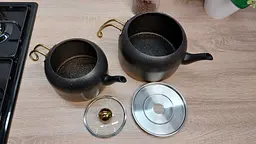 Двоярусний чайник O.M.S. Collection 8250-XL-Gold (1,8/3,6 л.) - мініатюра 5