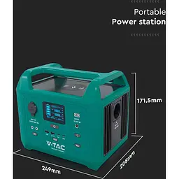 Зарядна станція V-TAC / 300 Вт / 288 Вт/ч / LiFePO4 (VT-303N) UA - мініатюра 12