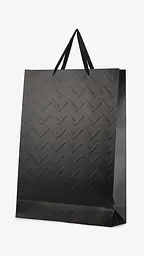Пакет подарунковий JC1210252 Чорно-золотий shop (2000999225000) - мініатюра 2
