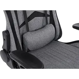 Геймерське крісло GT Racer X-2534-F Fabric Gray/Black Suede [121429] - мініатюра 9