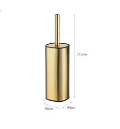 Йоржик для унітазу Mixxus Premium Quadro-TB0201 Brushed Gold, підлоговий, золотий (MI8395) - мініатюра 10
