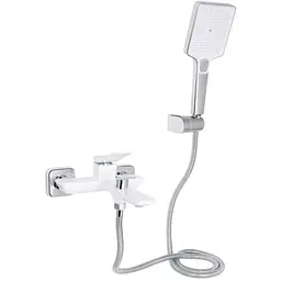 Змішувач для ванни Qtap Presto (з душовим гарнітуром) QTPRE259CRW45579 - мініатюра 2