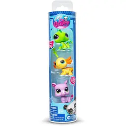 Ігровий набір Littlest Pet Shop 00557 Настрій дикої природи аксесуари та 3 фігурки
