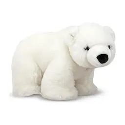 М'яка іграшка Melissa&Doug Полярний плюшевий ведмедик Леонід, 20 см х 32 см (MD7609)