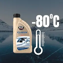 Зимовий омивач скла концентрат Нейтральний K2 -80°C 1 л (K611) - мініатюра 7