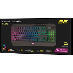 Клавіатура 2E Gaming KG315 RGB USB UA Black (2E-KG315UBK) [93937] - мініатюра 6