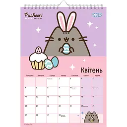 Календар планер Yes Pusheen настінний на 2026 рік (270269) - мініатюра 2