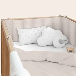 Бортики в дитяче ліжечко Cosas Ivory 30 х 120 см (WeltBed_98Cappuccino_30x120) - мініатюра 2