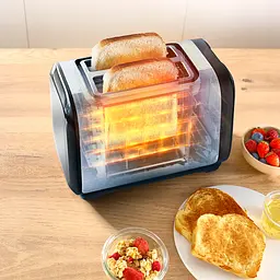 Тостер Tefal Subito 1100 Вт розморожування щипці нерж. сталь чорний - мініатюра 3