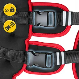 Жилет-обтяжувач для тренувань 4FIZJO 5 кг Black/Red (P-5905973402156) - мініатюра 11
