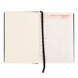 Діловий блокнот Leo Planner твердий А5 датований 2027 Vector 252760 368 аркушів чорний - мініатюра 4