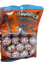 Шоколадні цукерки Halloween Chocolate Balls Skimmed Milk Cream 200г - мініатюра 3