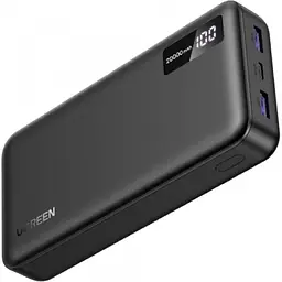 Power Bank Ugreen PB312 20000mah PD 20W LED Black (25683) UA - мініатюра 2