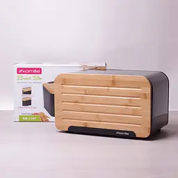 Хлебница Kamille KM-1107 черная - мініатюра 5
