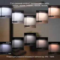 Світильник настільний LED SLIM 8W 3000-6500К срібний Violux ( 540501 ) - мініатюра 8