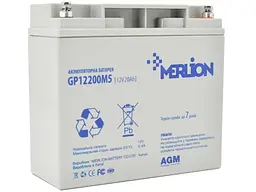 Акумулятор для ДБЖ MERLION 12V-20Ah (GP12200M5)