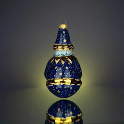 Ялинкова прикраса Різдвяні історії Зірковий чарівник скло (4820001155181) - мініатюра 4