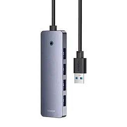 Хаб USB UltraJoy, Grey, USB 3.0 - 4xUSB 3.0, кабель 50 см Baseus teh0027582