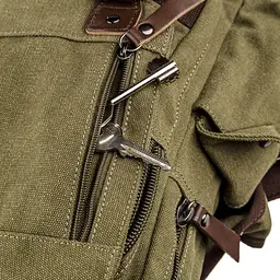 Сумка-рюкзак на одне плече 20141 Vintage оливкова - мініатюра 6