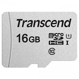 Карта пам'яті Transcend microSDHC 300S 16 GB UHS-I + SD Adapter (TS16GUSD300S-A) [33745] - мініатюра 2
