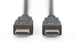 Кабель High speed + Ethernet HDMI Digitus 3m black - мініатюра 2
