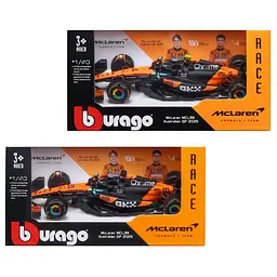 Автомодель Bburago McLaren F1 MCL39 1 шт. в асортименті (18-38248) - мініатюра 9
