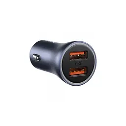 Зарядний пристрій Baseus 2xUSB QC3.0 + кабель USB–USB-C 40 Вт Golden Contactor Pro dark сірий (TZCCJD-A0G) - мініатюра 3