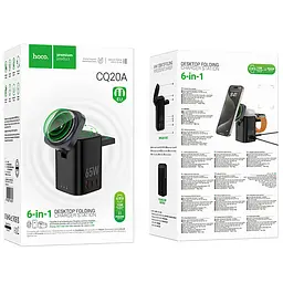 БЗП Hoco CQ20A Clever 6in1 PD65W Black - мініатюра 2