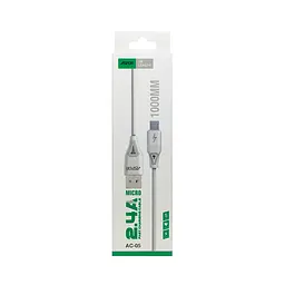 Кабель Aspor AC-05 USB – Micro 2.4A/1м- білий