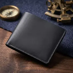 Функціональний шкіряний гаманець без застібки Украина Grande Pelle 16755 чорний - мініатюра 3