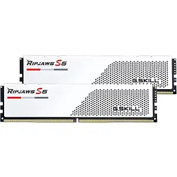 Модуль пам'яті DDR5 G.Skill Ripjaws S5 2x16GB 6000MHz White (F5-6000J3238F16GX2-RS5W) [153822]